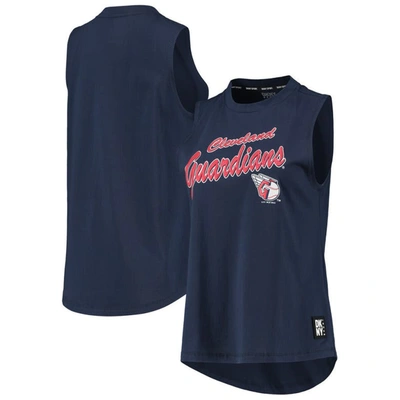 Dkny Sport Navy Cleveland Guardians Marcie Tank Top