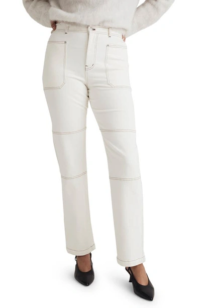Madewell The '90s Straight Cargo Jeans In Lighthouse