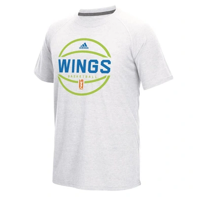 Adidas Originals White Dallas Wings On-court Shooter Climalite T-shirt
