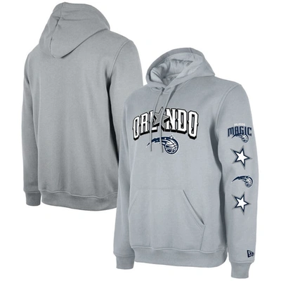 New Era Men's  Gray Orlando Magic Big 2023/24 City Edition Jersey Pullover Hoodie