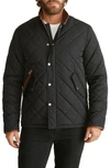 Robert Graham Diamond Quilted Travel Jacket In Black