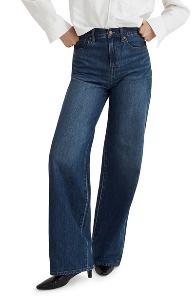 Madewell Super Wide Leg Jeans In Vietor Wash