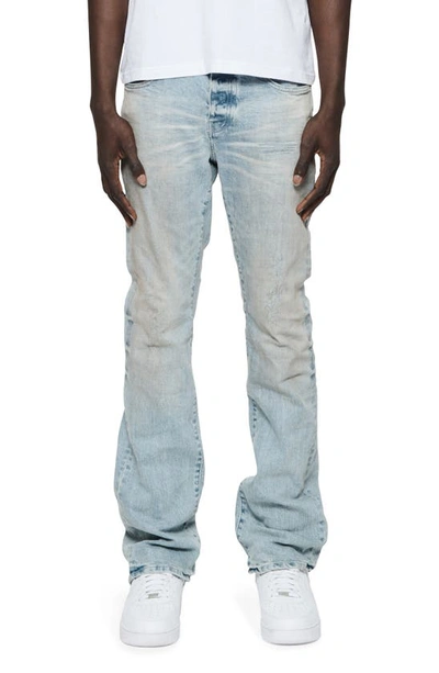 Purple Brand Worn Light Bootcut Jeans In Light Indigo