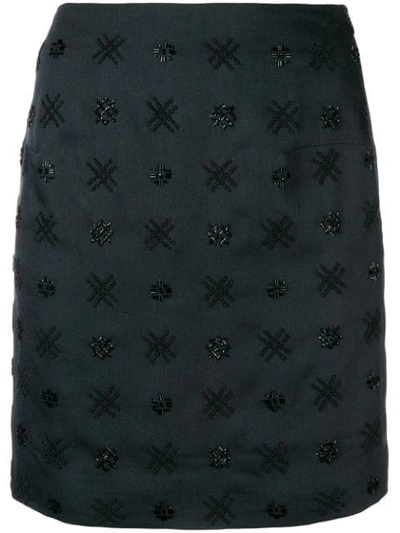 Noon By Noor Scout Embellished Mini Skirt In Black