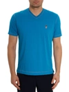 Robert Graham Damien T-shirt In Turquoise