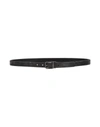 Dolce & Gabbana Leather Belt In Black