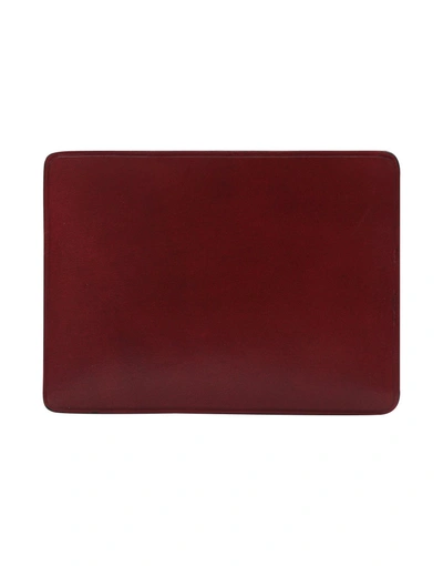 Il Bussetto Document Holders In Maroon