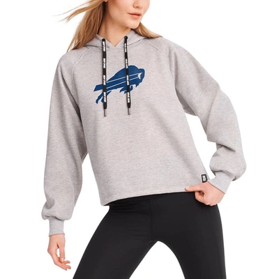Dkny Sport Heather Gray Buffalo Bills Debbie Dolman Raglan Pullover Hoodie