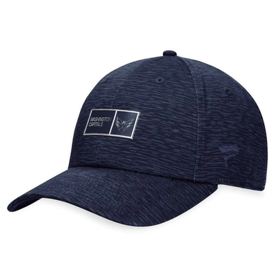 Fanatics Branded  Navy Washington Capitals Authentic Pro Road Adjustable Hat