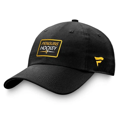 Fanatics Branded  Black Pittsburgh Penguins Authentic Pro Prime Adjustable Hat