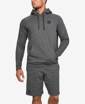 under armour rival hoodie grey