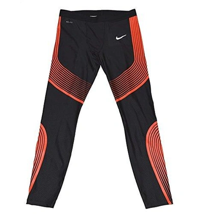 Nike Power Speed Running Tights Black 717750 011 Size L In Black/bright  Crimson | ModeSens