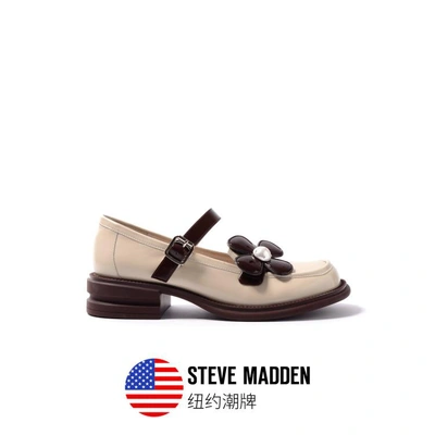 Steve Madden 思美登女鞋气质甜美复古厚底粗跟玛丽珍鞋titely In Multi
