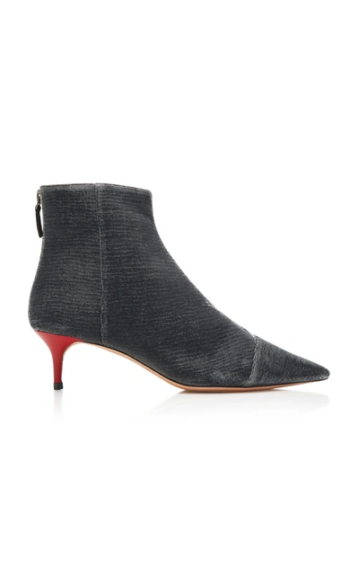 Alexandre Birman Exclusive New Kittie Lurex Bootie In Metallic