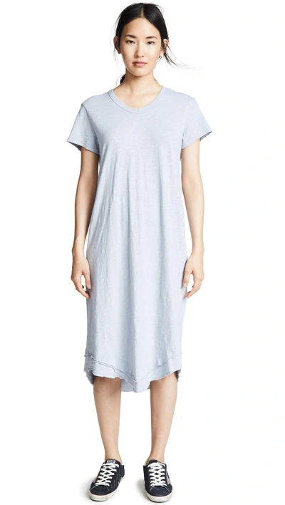 Wilt Crew Tee Dress In Fog