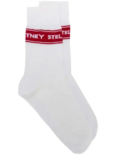 Stella Mccartney Logo Socks - White