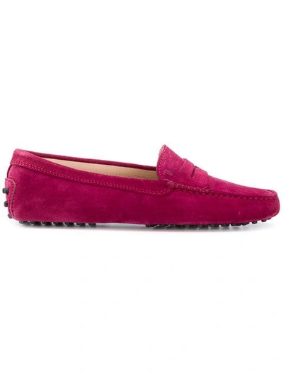 Tod's Gommino Loafers In Pink