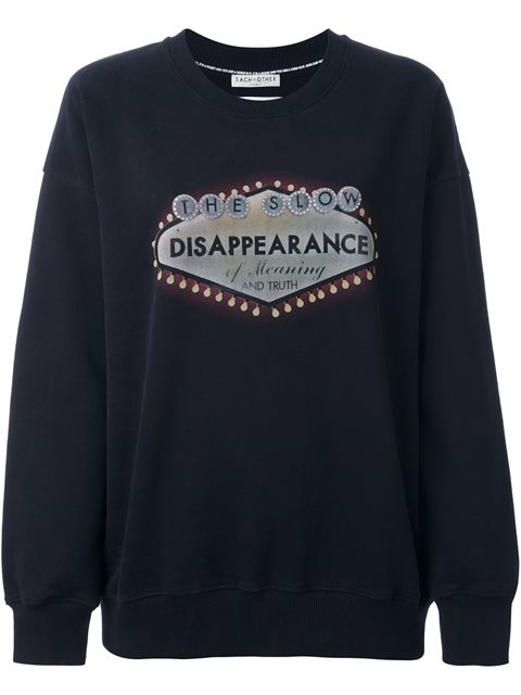 Each X Other 'disappearance' Sweatshirt In Black | ModeSens