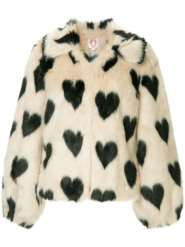 Highpot Women Fashion Leopard Print Lapel Jacket Faux Fur Coat Fall Winter Outwear 