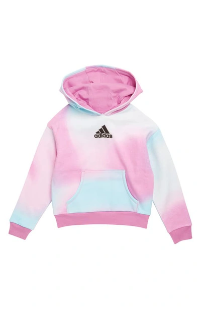 Adidas Originals Kids' Logo Fleece Hoodie In Light Purple