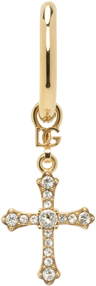 Dolce & Gabbana Gold Creole Single Earring