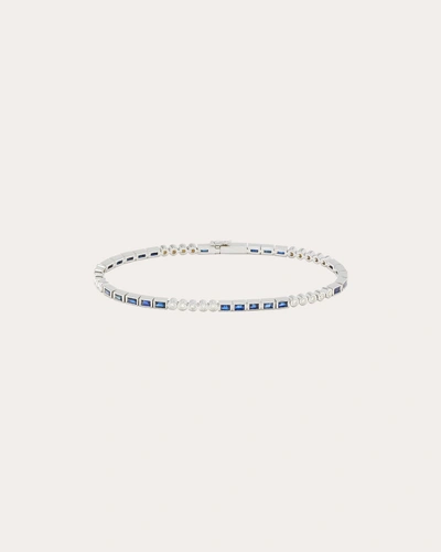 Yvonne Léon Women's Sapphire & Diamond Closed Baguette Bracelet In Blue
