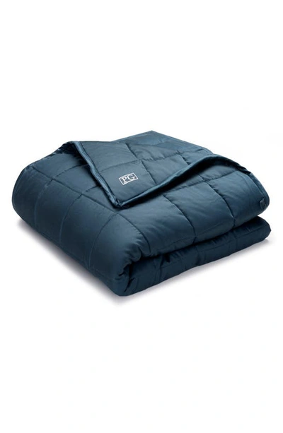 Pg Goods 400 Thread Count Tencel® Weighted Blanket In Blue