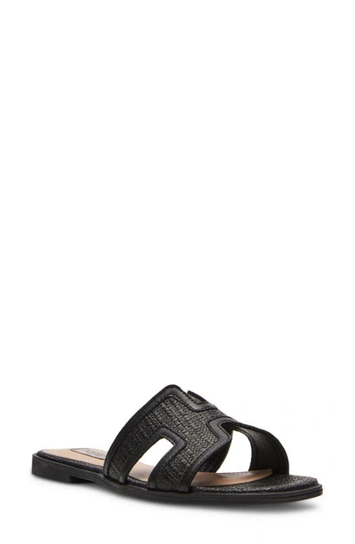 Steven New York Harlien Slide Sandal In Black