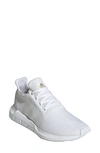 Adidas Originals Swift Run 1 Running Shoe In White/ White/ Gold Met.