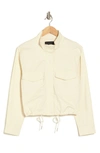 Sanctuary Armstrong Crop Utility Jacket In Sand Dune