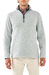 Faherty Sweater Fleece Quarter Zip Top In Multi