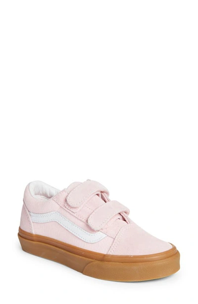 Vans Kids' Old Skool Sneaker In Corduroy Pop Pink