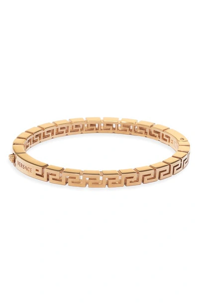 Versace Greek Key Bracelet In  Gold