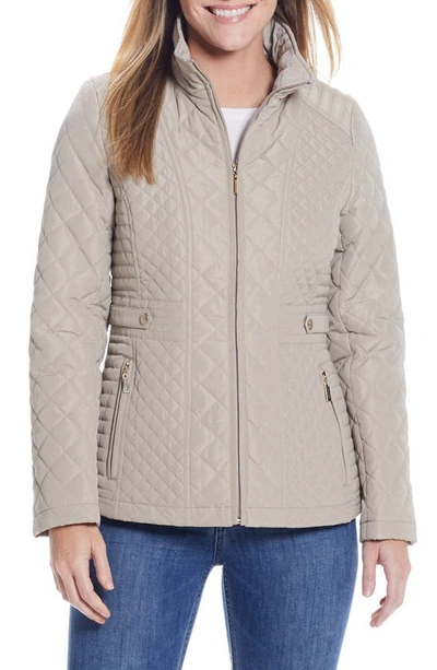 Gallery Quilted Jacket In Rattan
