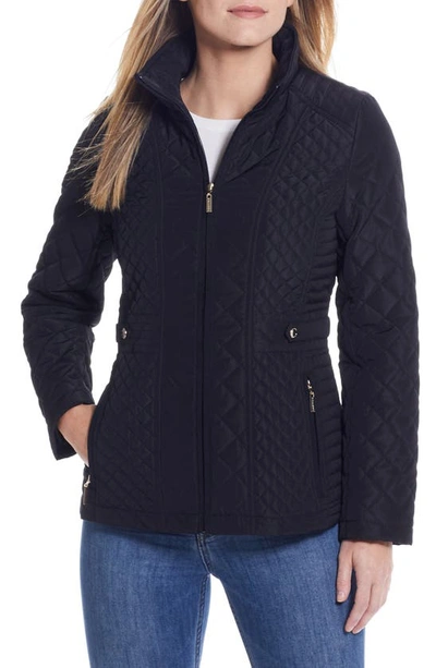 Gallery Quilted Jacket In Black