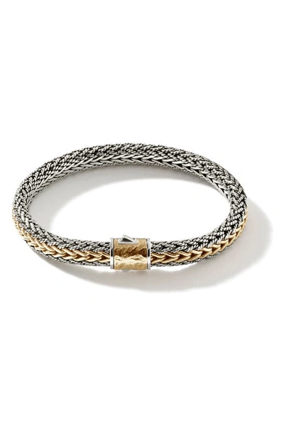 John Hardy Classic Chain Reversible Bracelet In Silver