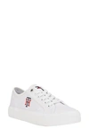 Tommy Hilfiger Alezya Platform Sneaker In White Stripe Multi