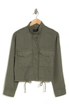 Sanctuary Elanor Tencel® Lyocell Utility Jacket In Pine Green