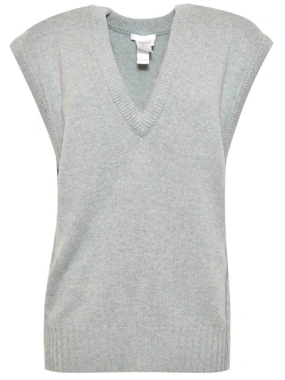 Chloé Sleeveless Sweater In Radiant Grey