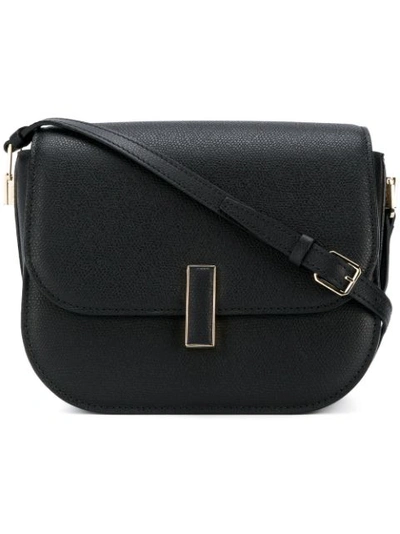 Valextra Iside Cross-body Grained-leather Bag In Black