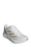 Adidas Originals Duramo Speed Running Sneaker In White/ Gold Met./dawn