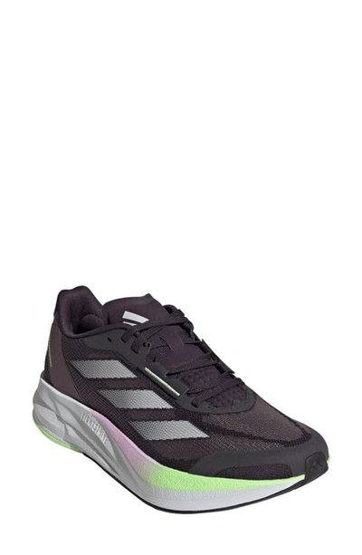 Adidas Originals Duramo Speed Running Sneaker In Aurora/zero Met./black