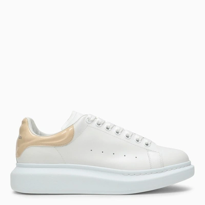 Alexander Mcqueen White And Oyster Oversized Trainers