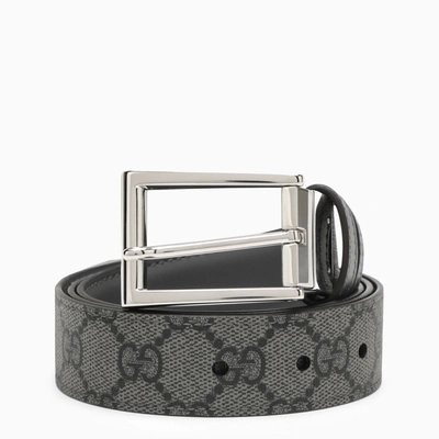Gucci Reversible Grey Belt In Grey