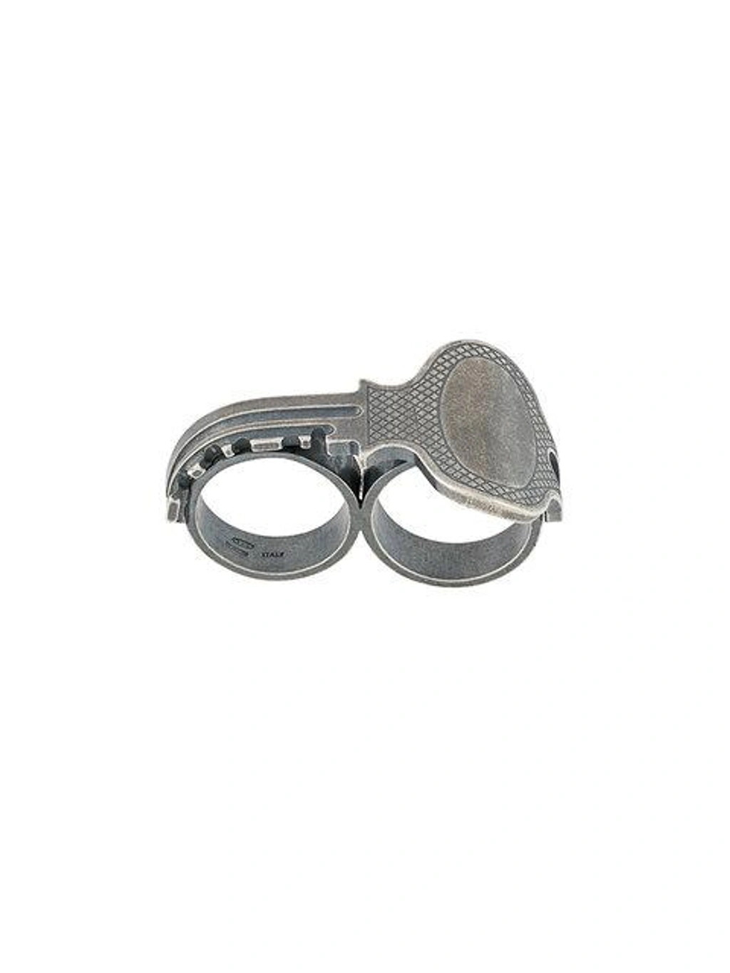 Ann Demeulemeester Key Double Ring In Metallic | ModeSens