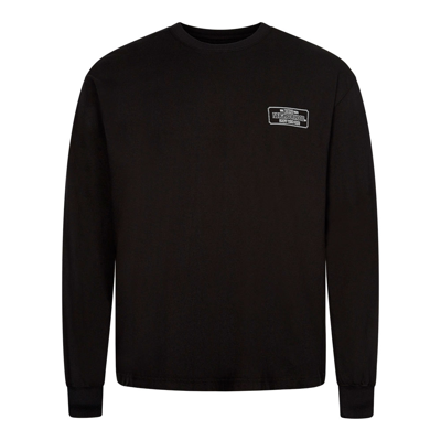 Neighborhood Long Sleeve Logo T-shirt In Black