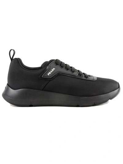 Prada Fly Sneakers In Black