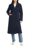 Bcbgeneration Longline Coat In Deep Navy