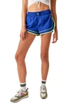 Fp Movement Varsity Blues Athletic Shorts In Sapphire Skies Combo