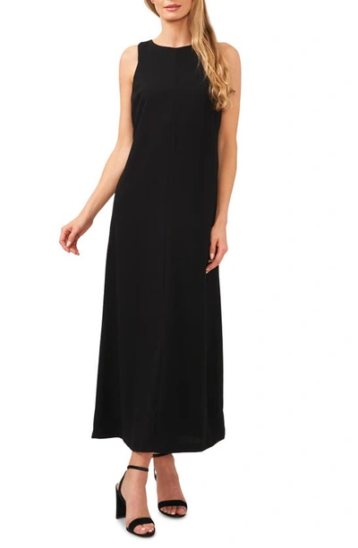 Cece Bow Back Sleeveless Maxi Dress In Rich Black